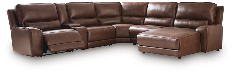 DeepWakes Power Reclining Sectional with Chaise